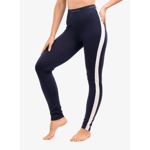 Icebreaker women's merino 200 Sonebula leggings base layer size M navy snow NWOT